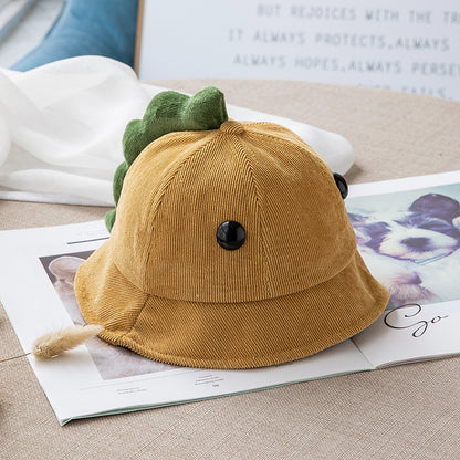 Korean Cute Dinosaur Boys Bucket Fashion Kids' Headwear