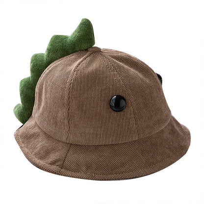 Korean Cute Dinosaur Boys Bucket Fashion Kids' Headwear