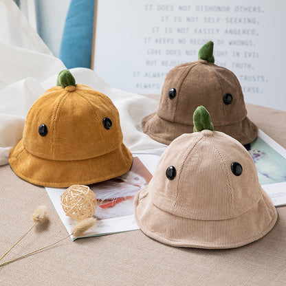 Korean Cute Dinosaur Boys Bucket Fashion Kids' Headwear