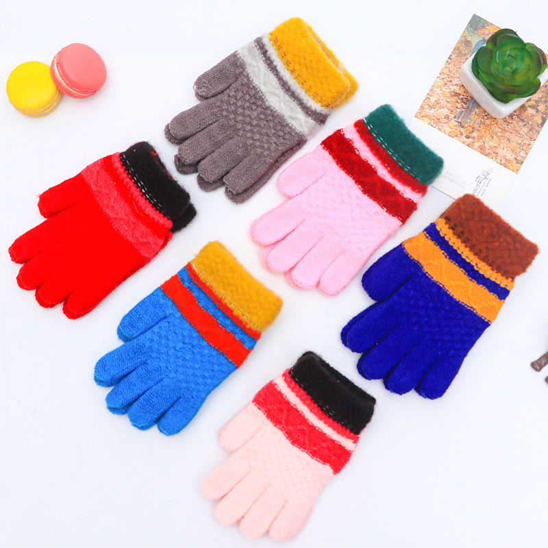 Women's & Men's Winter Full Finger Knitted Outdoor Warm Gloves