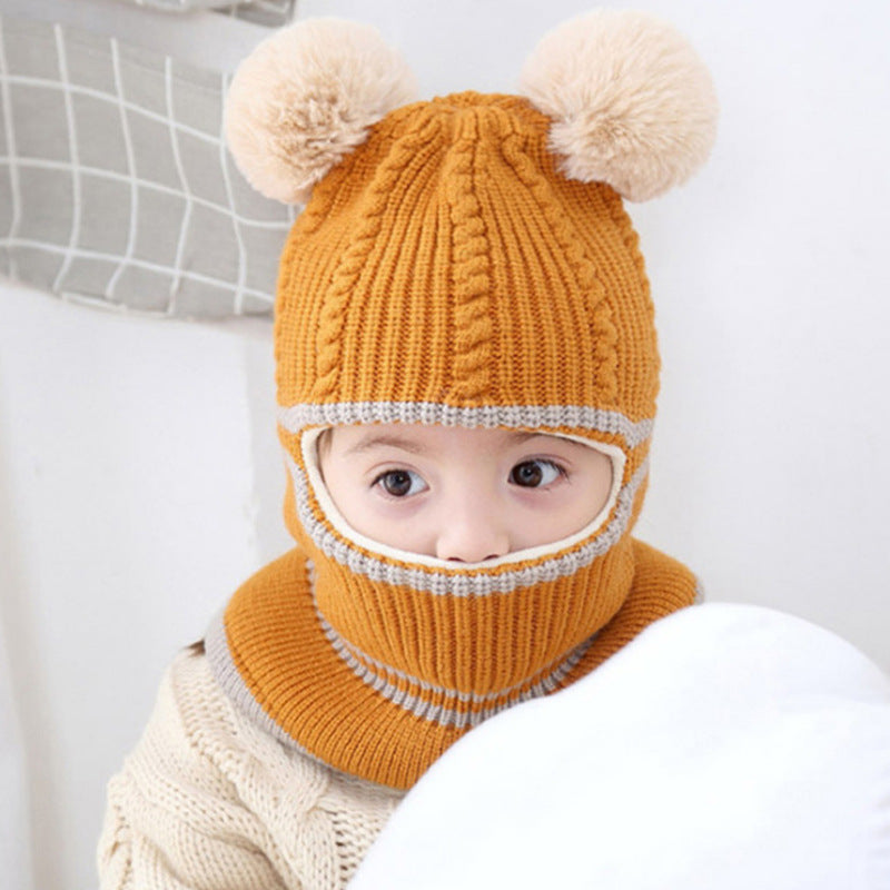 Thick Windproof Cold Woolen Years Old Kids' Headwear