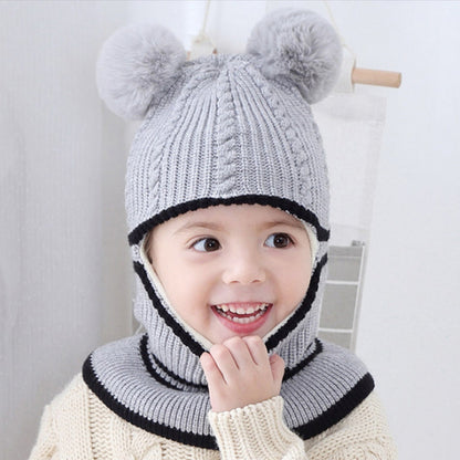 Thick Windproof Cold Woolen Years Old Kids' Headwear