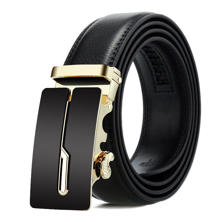 Men's Leather Casual Comfort Click Business Soft Belts