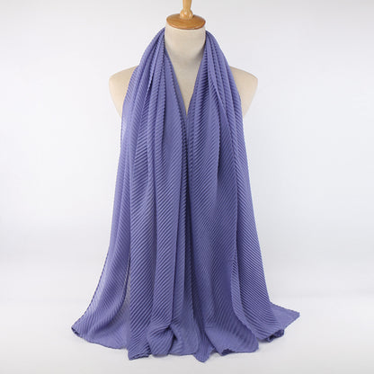 Women's Single Color Cotton Breathable Solid Fashionable Scarfs