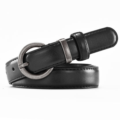 Women's Pin Buckle Thin Wide Simple Korean Belts