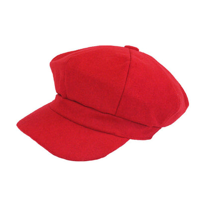 Women's Woolen Beret Casual Peaked Korean Style Hats & Caps