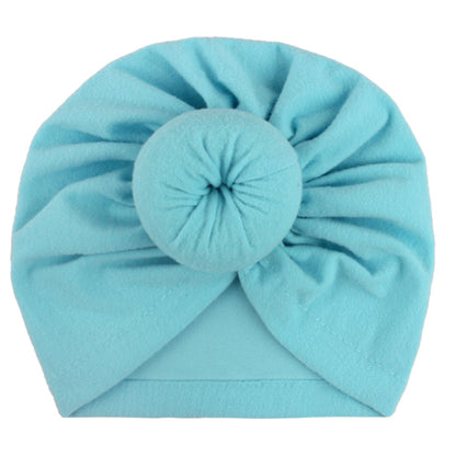 Tam-o'-shanter Pure Color Knotted India Sleeve Kids' Headwear