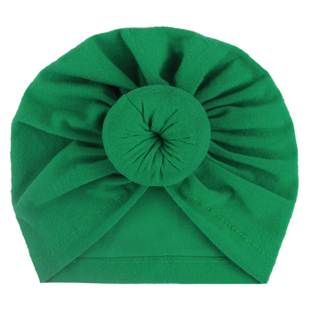 Tam-o'-shanter Pure Color Knotted India Sleeve Kids' Headwear