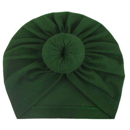 Tam-o'-shanter Pure Color Knotted India Sleeve Kids' Headwear