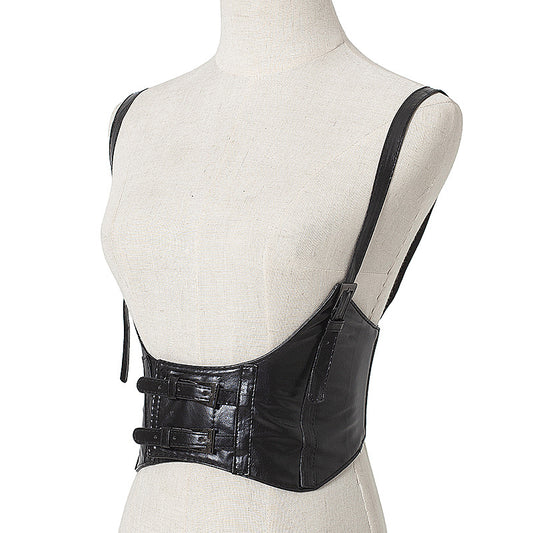 Corset Shoulder Strap Retro Single Circle Imitation Belts