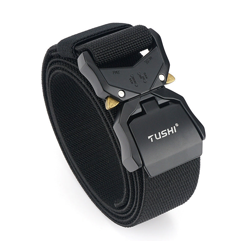 Men's Double Quick Release Aluminum Alloy Buckle Belts