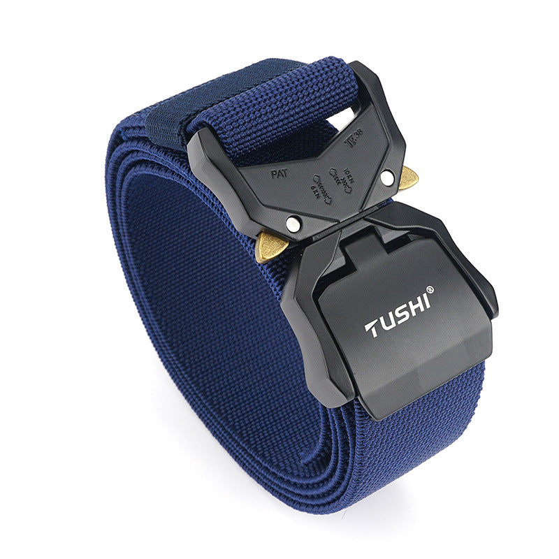 Men's Double Quick Release Aluminum Alloy Buckle Belts