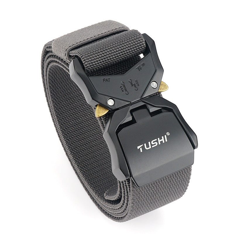 Men's Double Quick Release Aluminum Alloy Buckle Belts