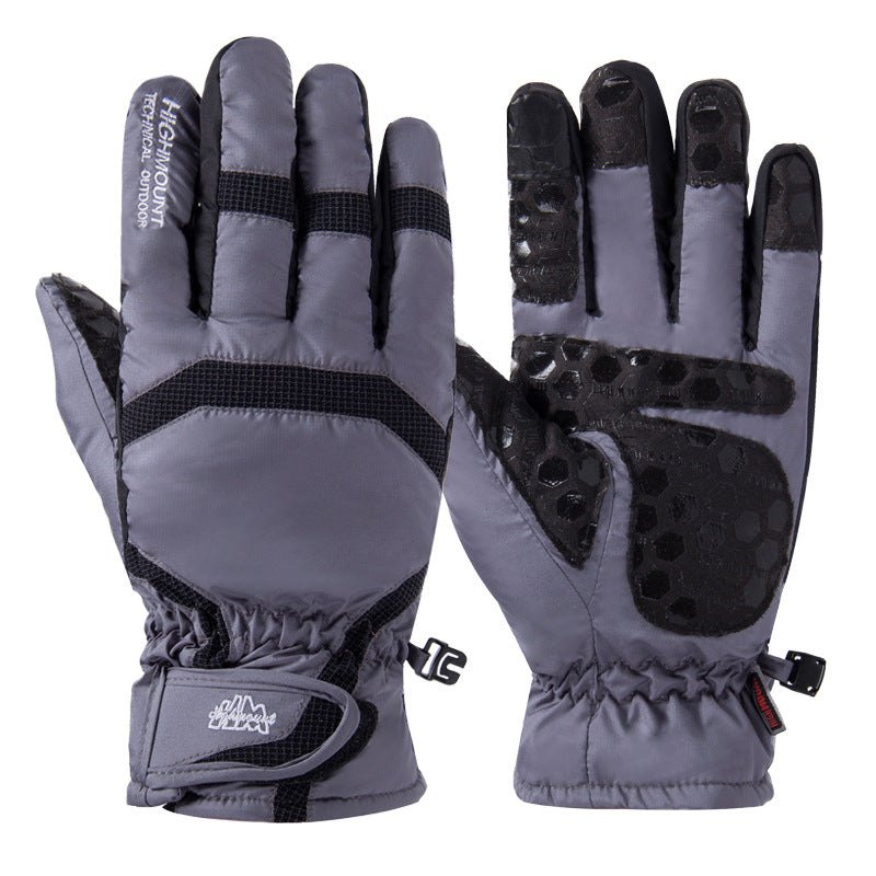 Women's & Men's Winter Touch Screen Waterproof Windproof Riding Gloves