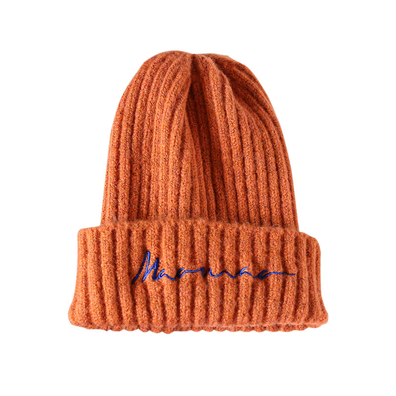 Children's Knitted Solid Color Hat Korean Style Kids' Headwear