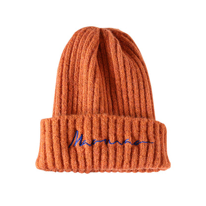 Children's Knitted Solid Color Hat Korean Style Kids' Headwear