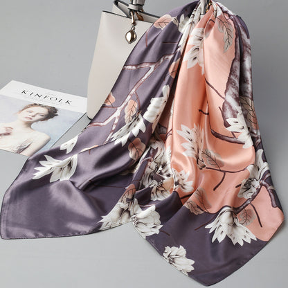 Large Kerchief Printed Female Mother's Outer Scarfs