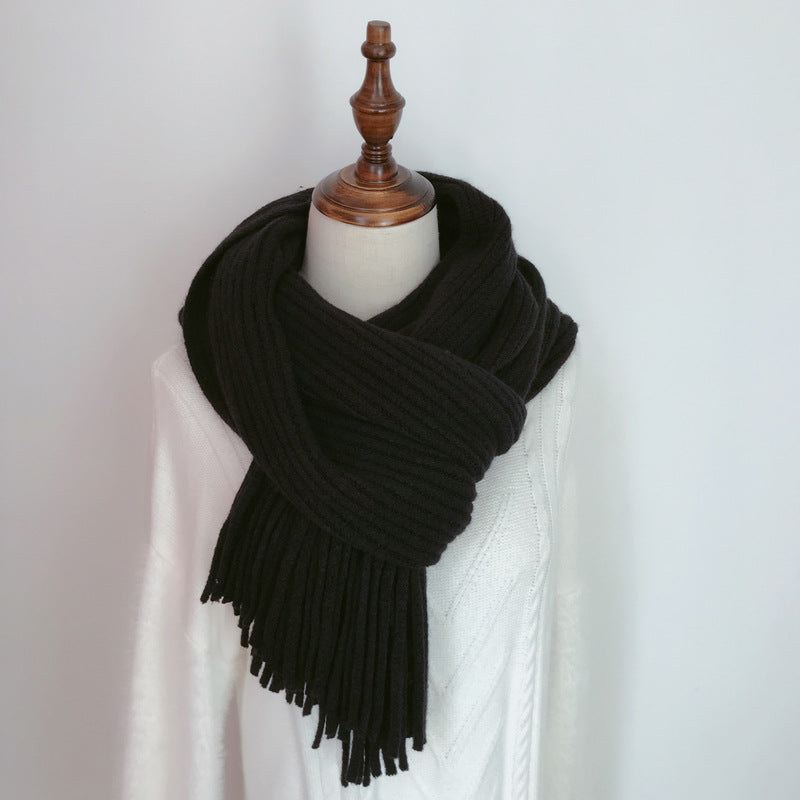 Winter Korean Style Versatile Solid Color Scarfs