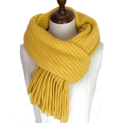 Winter Korean Style Versatile Solid Color Scarfs