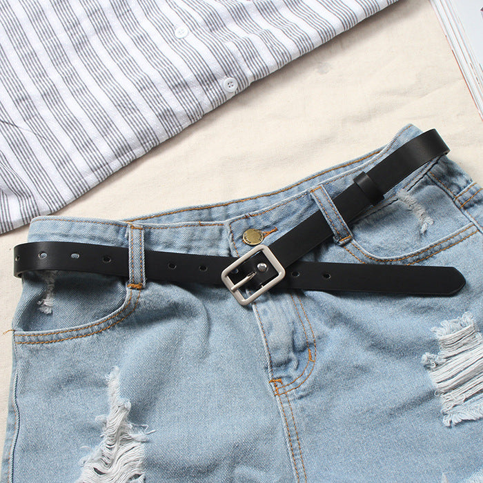 Women's & Men's Decorative Width Jeans Korean Style Pant Belts