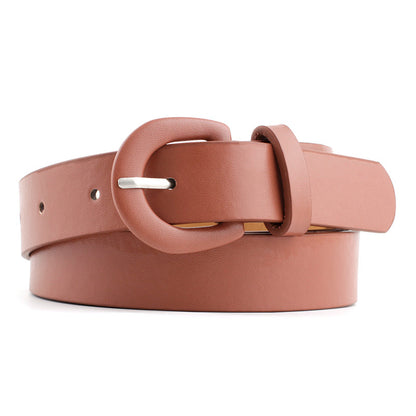 Women's Color Slim Fashionable Decorative Pin Buckle Belts