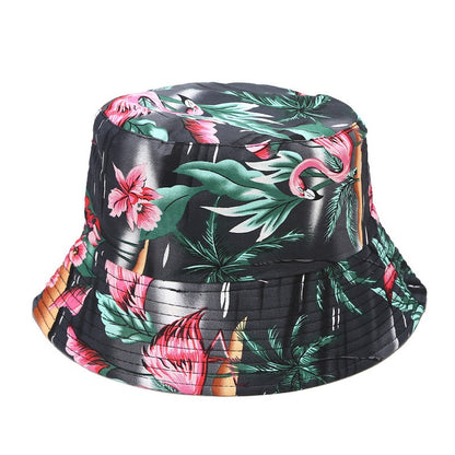 Women's Printed Double-sided Sun Summer Outdoor Travel Hats & Caps