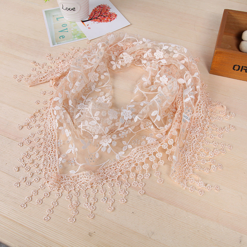 Women's Style Creative Lace Tassel Fashion Shawl Scarfs