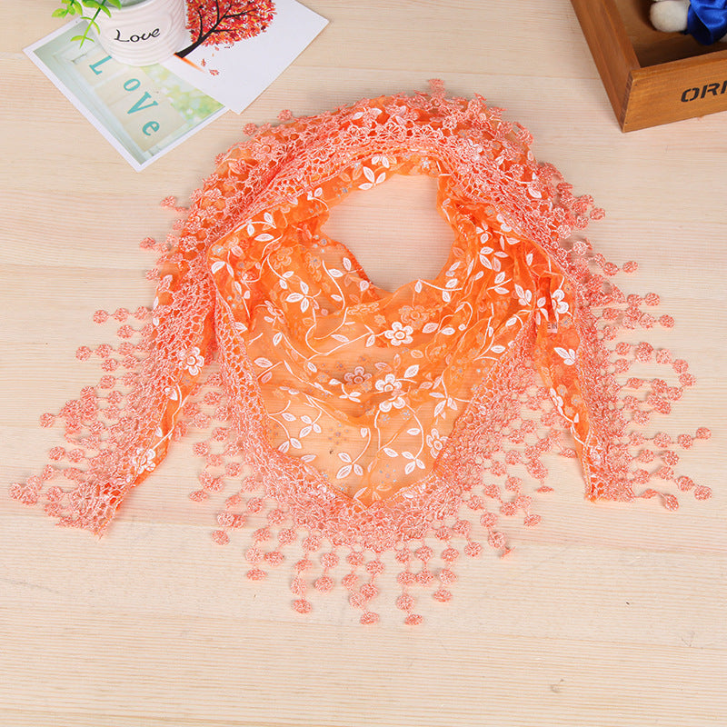 Women's Style Creative Lace Tassel Fashion Shawl Scarfs