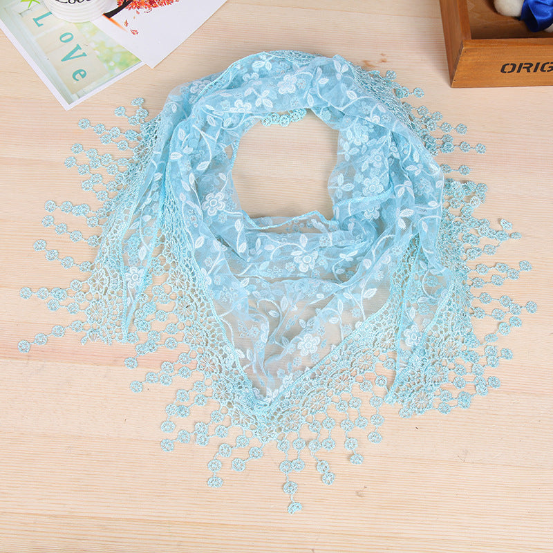 Women's Style Creative Lace Tassel Fashion Shawl Scarfs