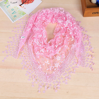 Women's Style Creative Lace Tassel Fashion Shawl Scarfs