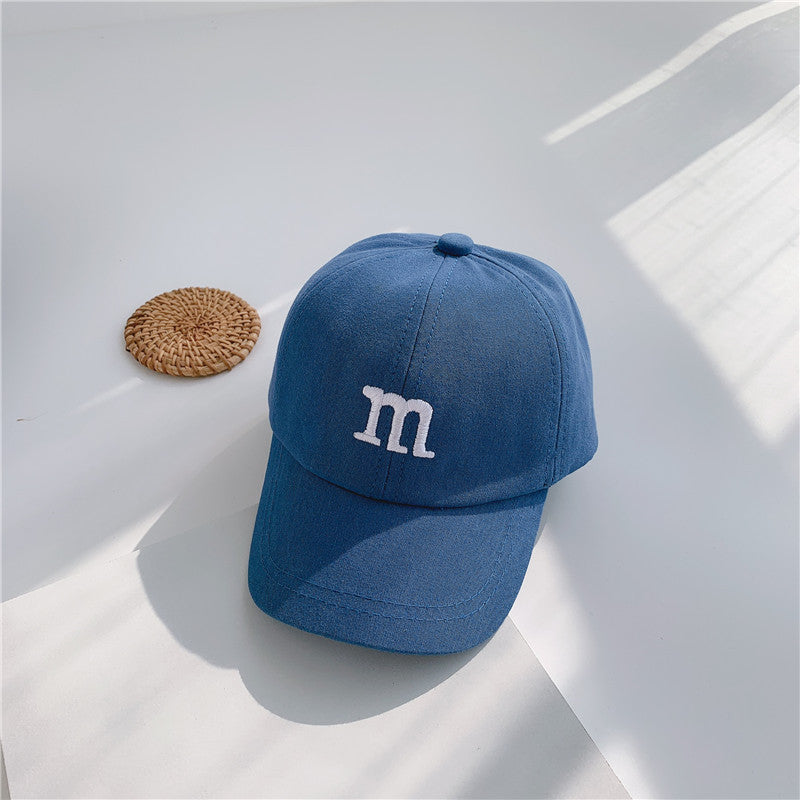 Children's Embroidery Baseball Summer Hat Handsome Boy Kids' Headwear