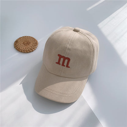 Children's Embroidery Baseball Summer Hat Handsome Boy Kids' Headwear