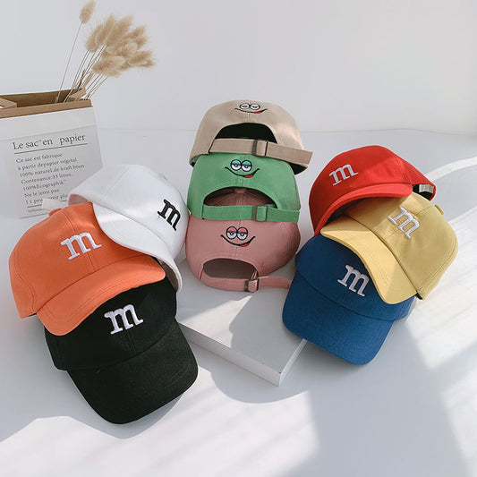 Children's Embroidery Baseball Summer Hat Handsome Boy Kids' Headwear