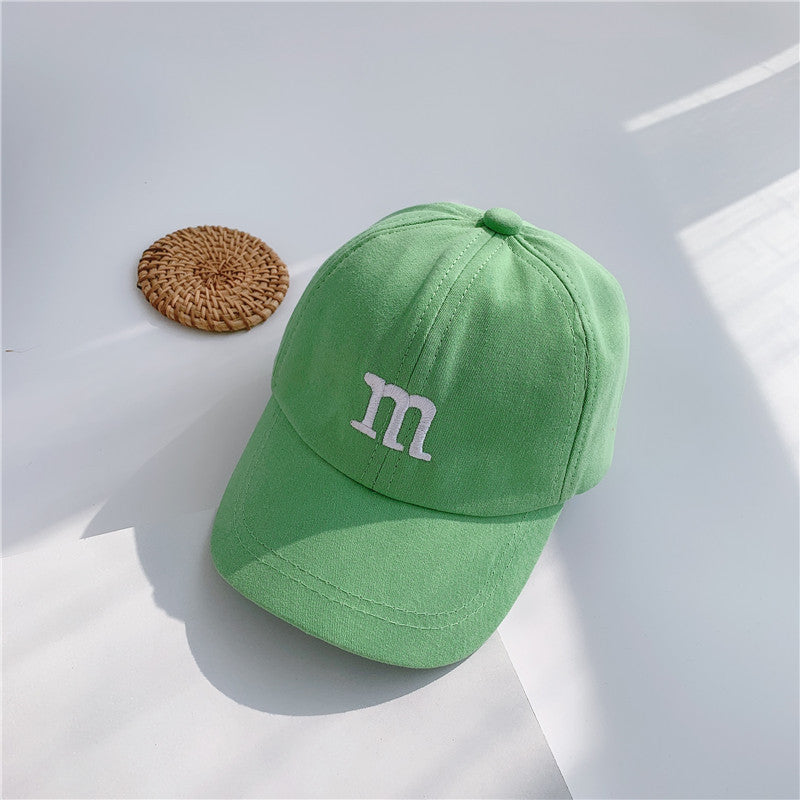 Children's Embroidery Baseball Summer Hat Handsome Boy Kids' Headwear