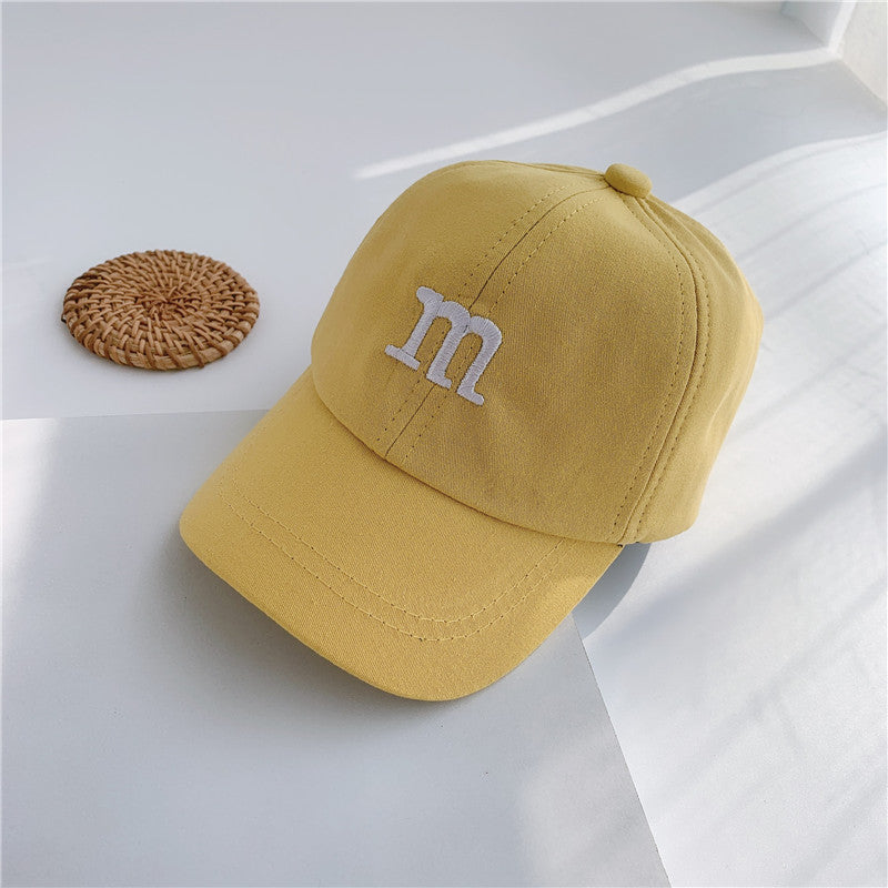 Children's Embroidery Baseball Summer Hat Handsome Boy Kids' Headwear