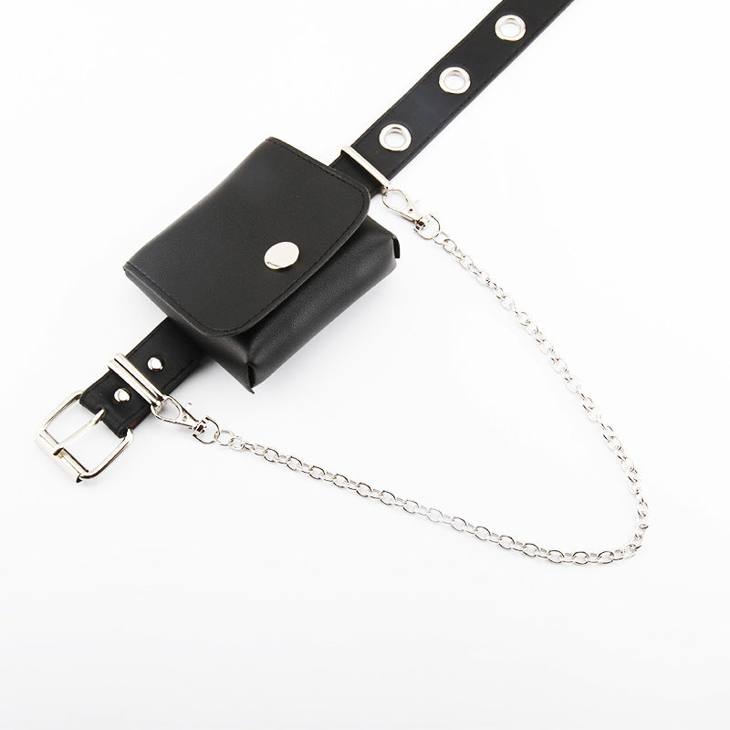 Bag Trendy Fashion Decoration Korean Style Full Hole Pin Belts