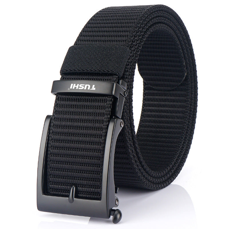 Men's Toothless Automatic Buckle Casual Versatile Nylon Belts