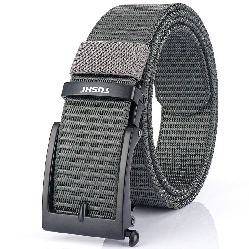 Men's Toothless Automatic Buckle Casual Versatile Nylon Belts