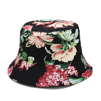 Women's Printed Double-sided Sun Summer Outdoor Travel Hats & Caps