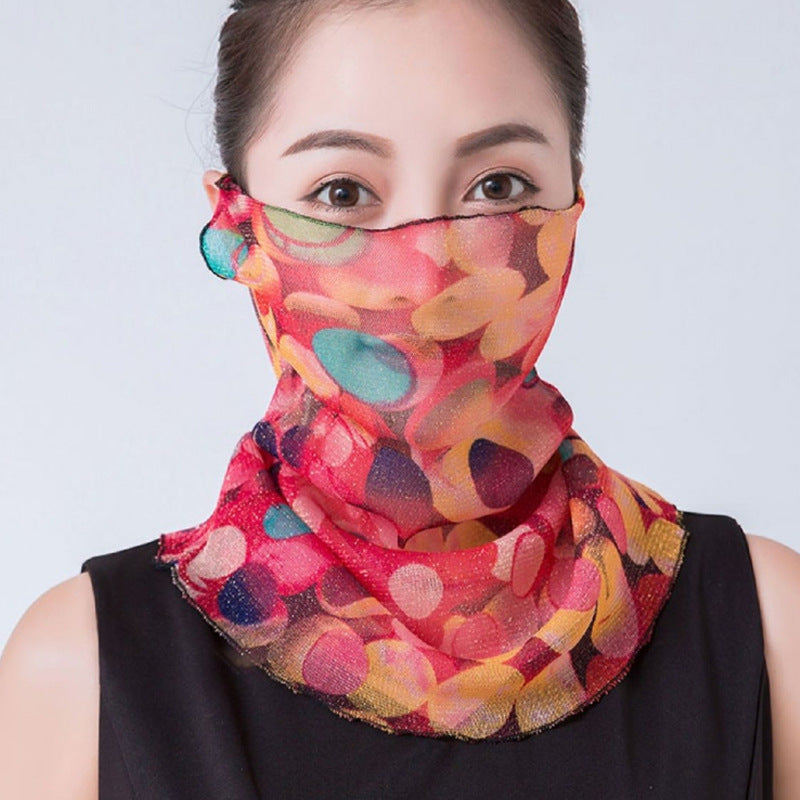 Women's Pullover Summer Thin Type Sunscreen Veil Variety Scarfs