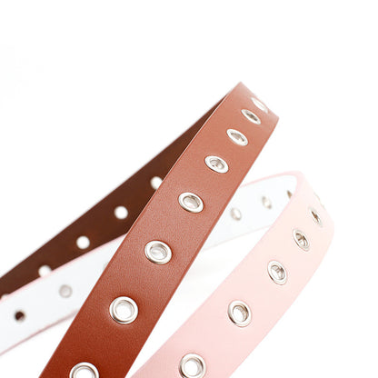 Women's Four Fashion Pin Buckle Heart Hollow Belts