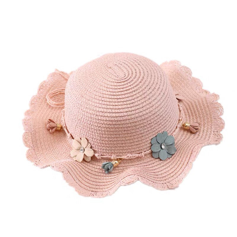 Children's Sun Hat Summer Straw Bag Set Kids' Headwear