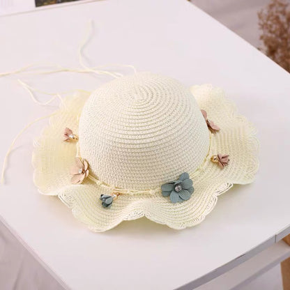 Children's Sun Hat Summer Straw Bag Set Kids' Headwear