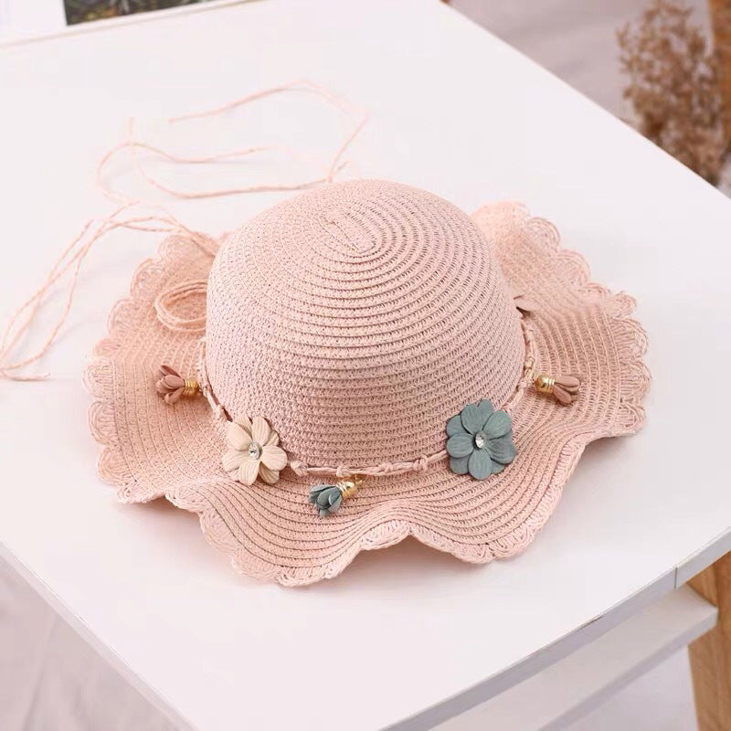 Children's Sun Hat Summer Straw Bag Set Kids' Headwear