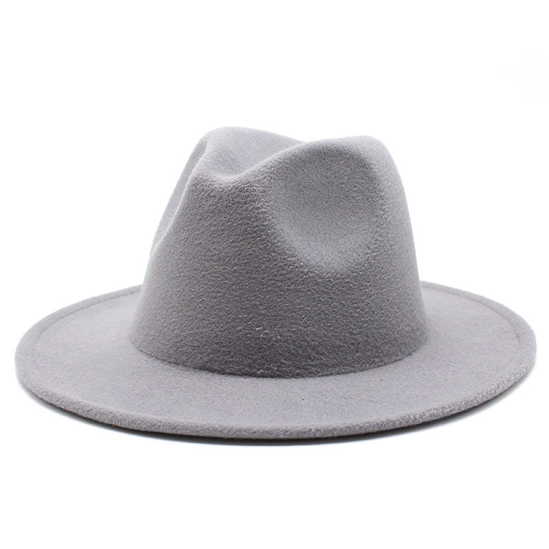 Women's & Men's Light Board Simple Woolen Hat Flat Hats & Caps