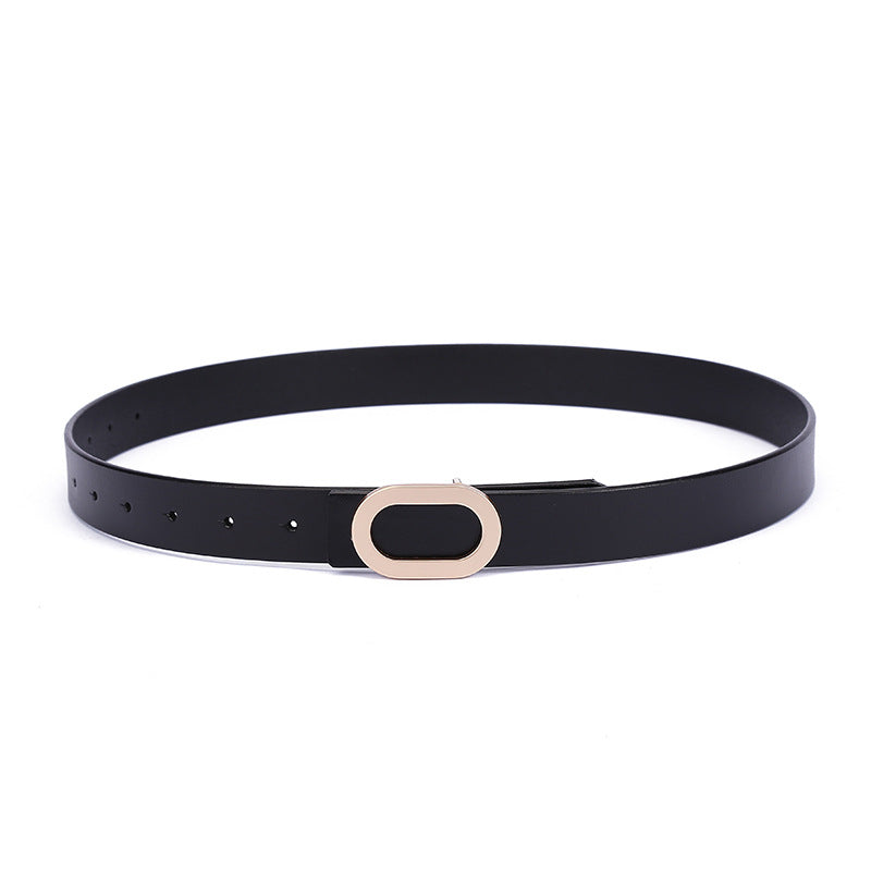 Women's Summer Minimalist Casual Versatile Cowhide Leather Belts