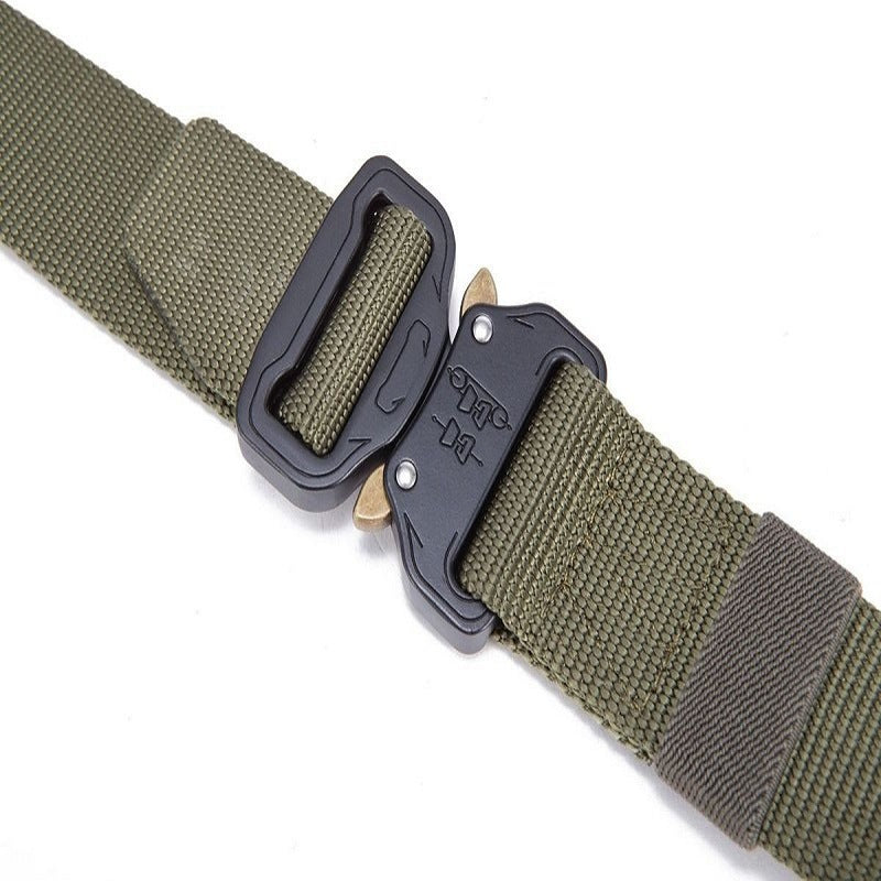 Men's Tactical Outdoor Nylon Field Automatic Buckle Belts