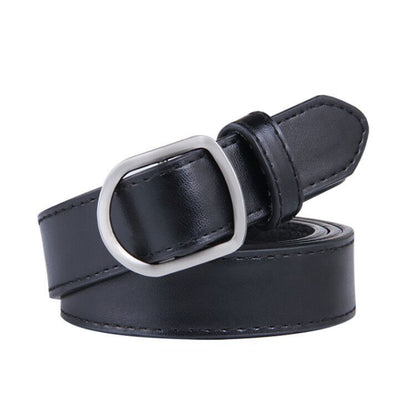 Women's Jeans Korean Style Versatile Black Skirt Belts