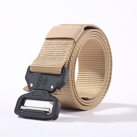 Men's Tactical Outdoor Nylon Field Automatic Buckle Belts