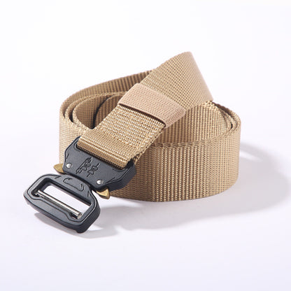 Men's Tactical Outdoor Nylon Field Automatic Buckle Belts